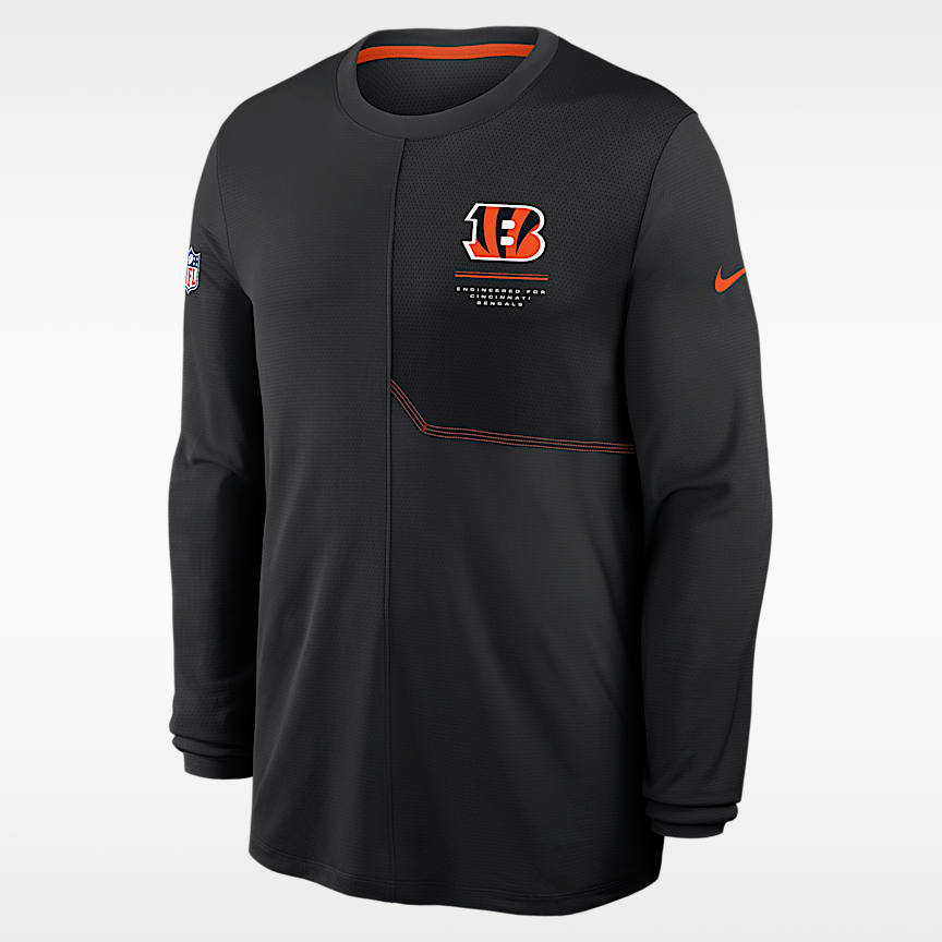 Cincinnati Bengals Sideline Men's Nike NFL Long-Sleeve Windshirt